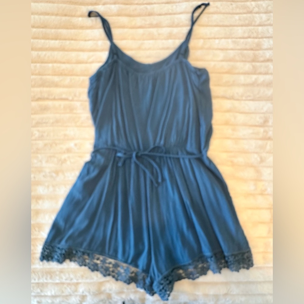 Forever 21 Navy Blue Romper